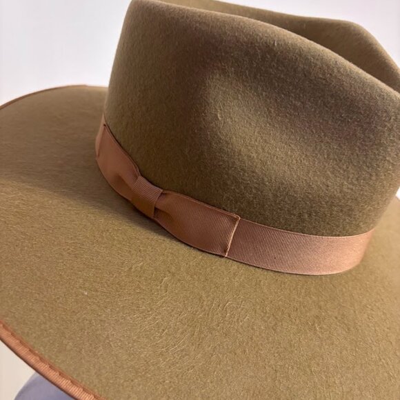 LACK OF COLOR Rancher Hat (100% Wool) in Brown Color - Medium (57cm) main image 14